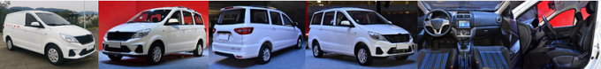 지방 택시 프로젝트를 위한 7개의 좌석 도시 SUV 차 1.5L 가솔린 MPV 0