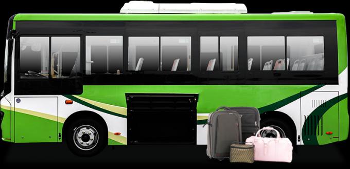 장시간 운전 범위 전기 버스 TEG6661BEV01 승객 및 화물 영역이 분리됩니다. 2
